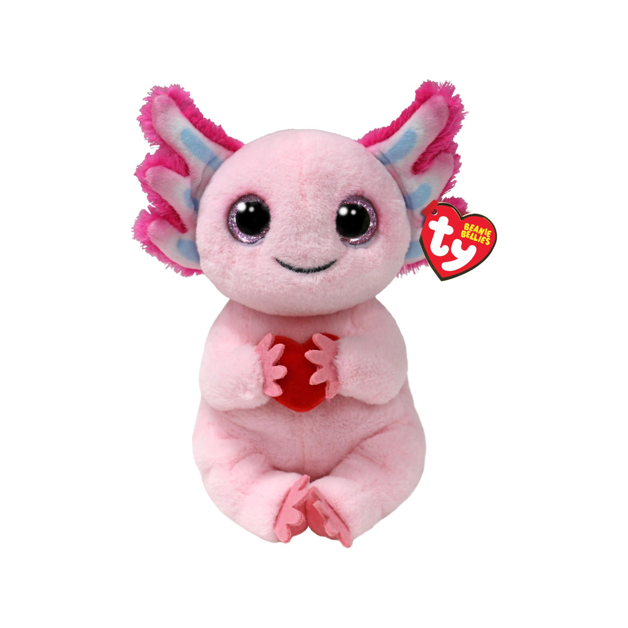 Image of Beanie Bellies Locky Axolotl Rosa