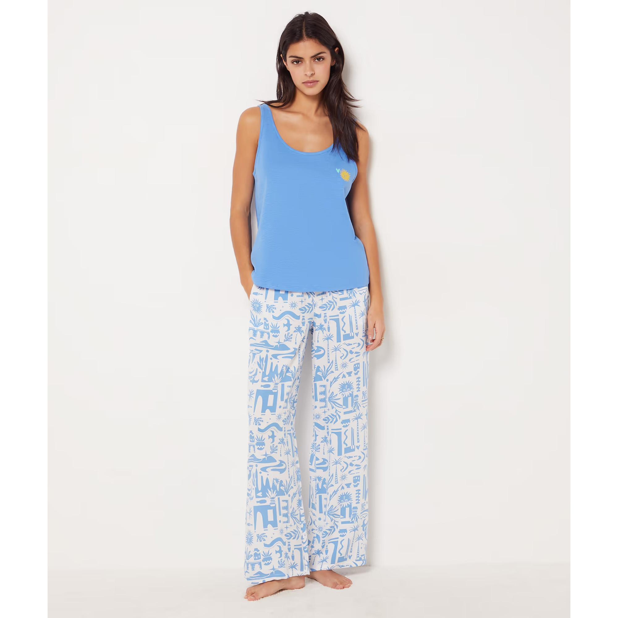 Etam Pantalon Imprimé Comfort Fit  