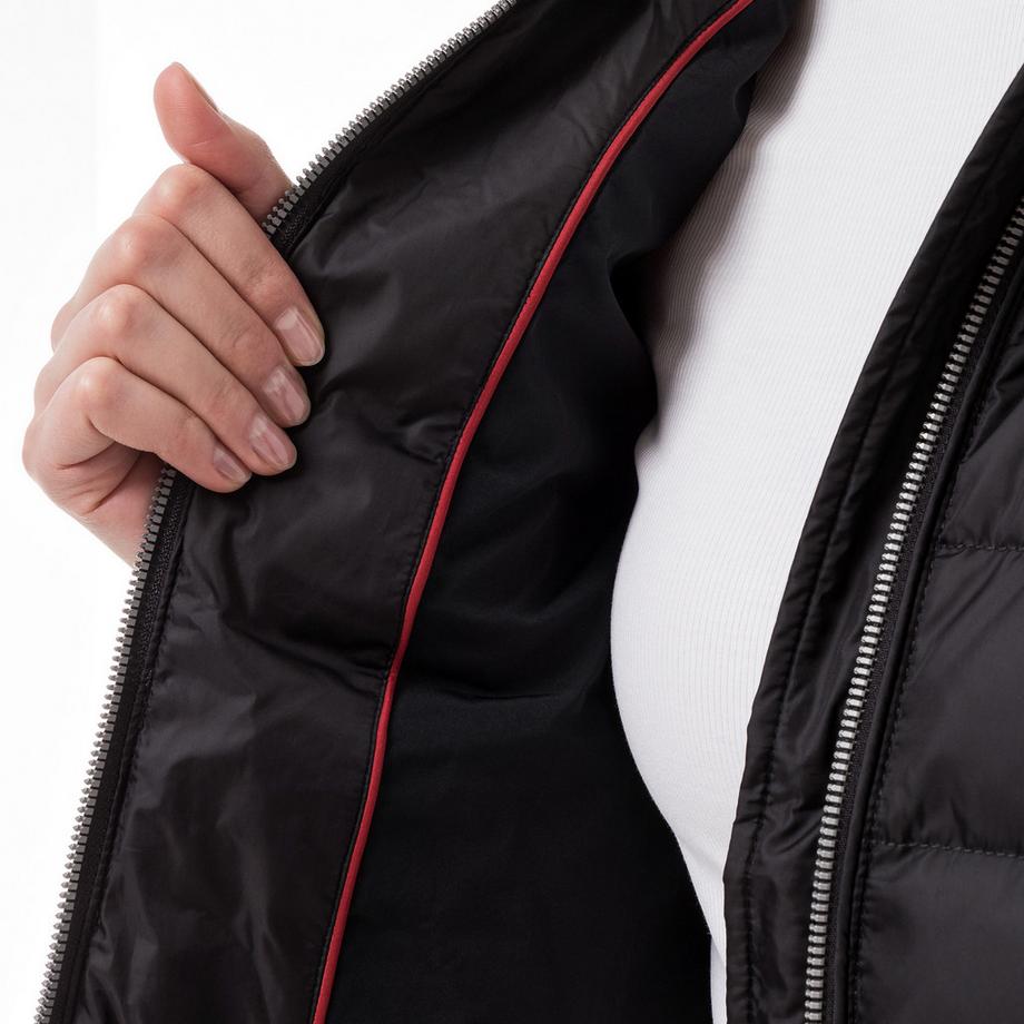 TOMMY JEANS Giacca imbottita con collo in pelliccia sintetica  