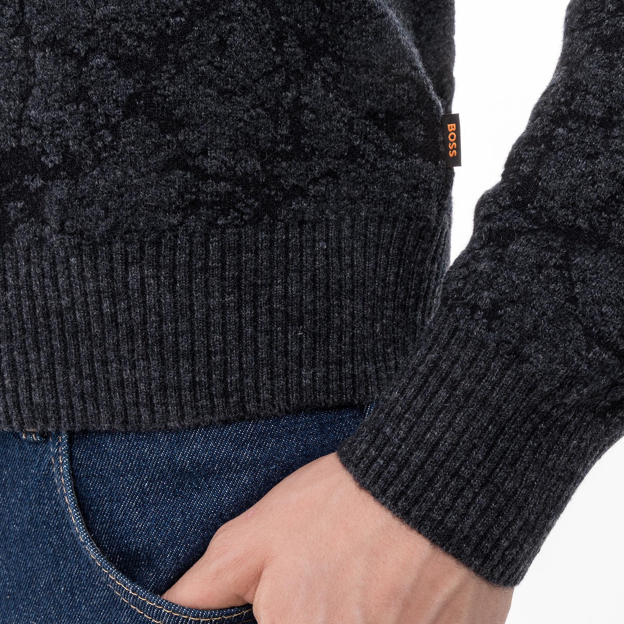 BOSS ORANGE Kratere Pullover  