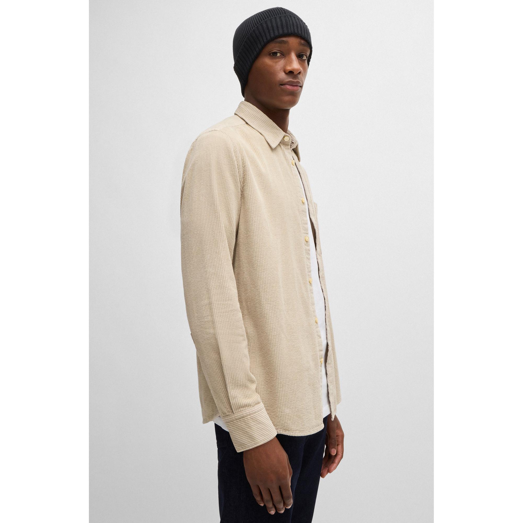 BOSS ORANGE Cord Hemd Langarm  