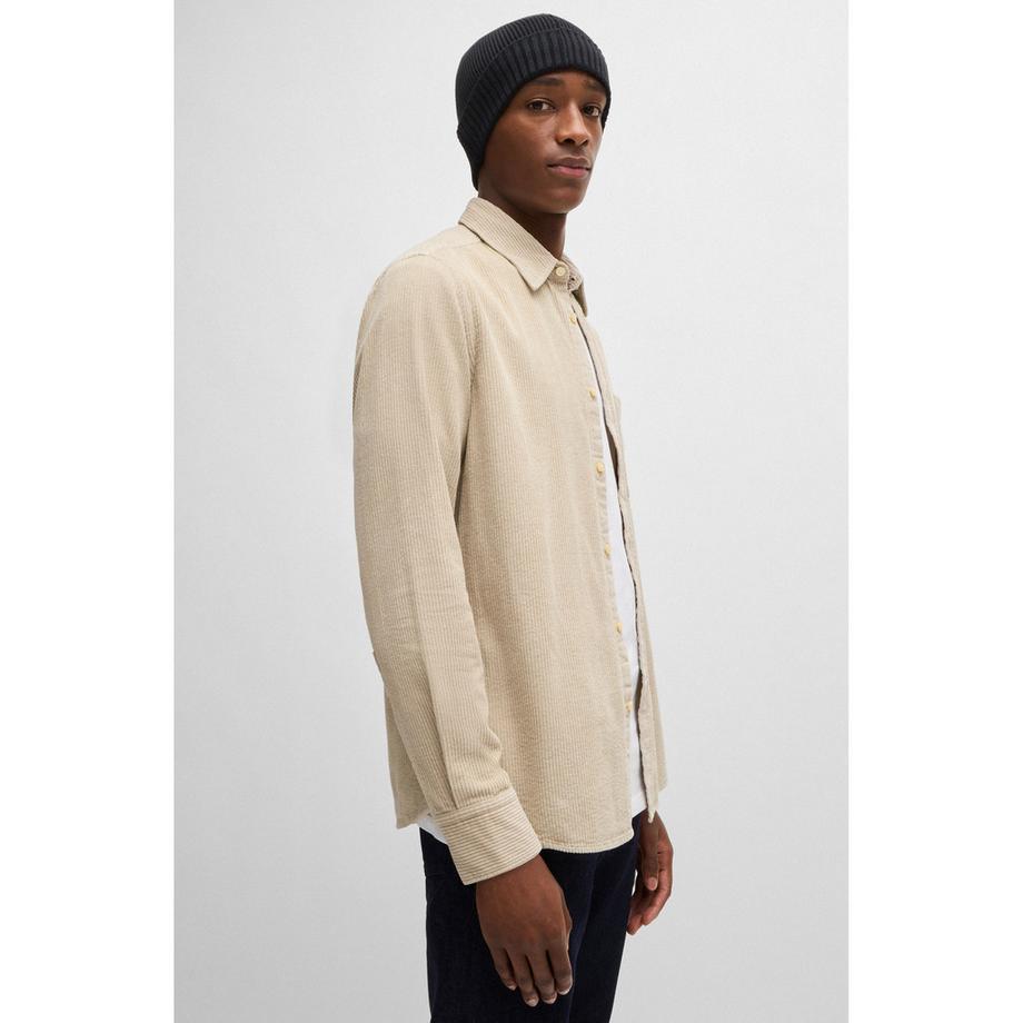 BOSS ORANGE Chemise Velours Côtelé Manches Longues  