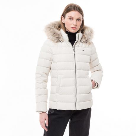 TOMMY JEANS Giacca imbottita con collo in pelliccia sintetica  