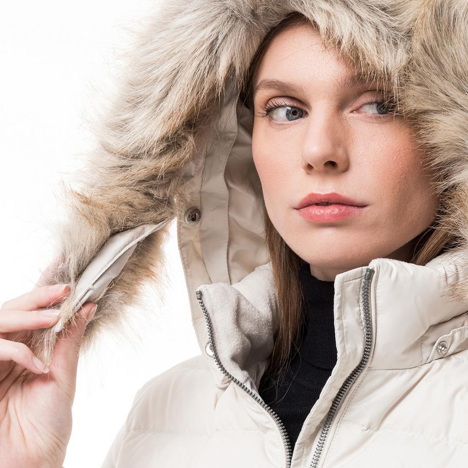 TOMMY JEANS Doudoune avec col en fausse fourrure  