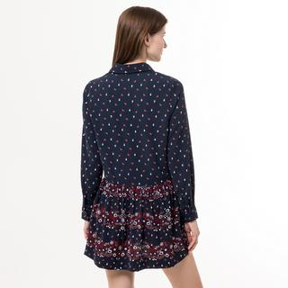 TOMMY JEANS Mini Blumenprint Hemdkleid  