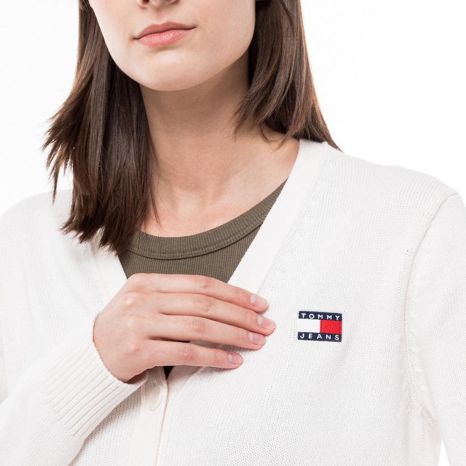 TOMMY JEANS Boxy Fit Cardigan Maniche Lunghe  