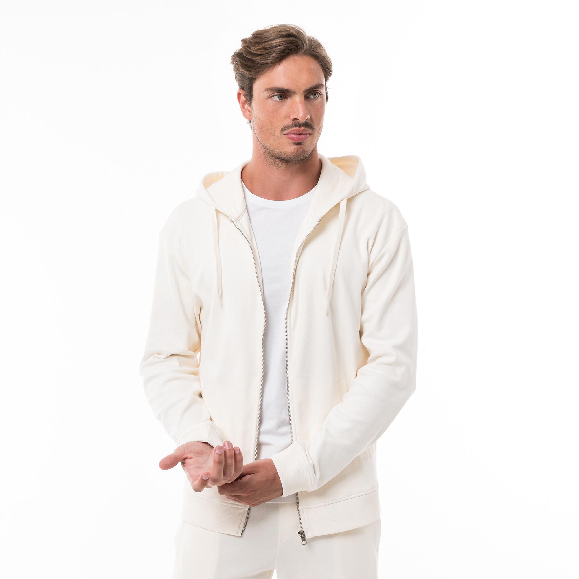 Manor Man Top pigiama con cappuccio maniche lunghe  