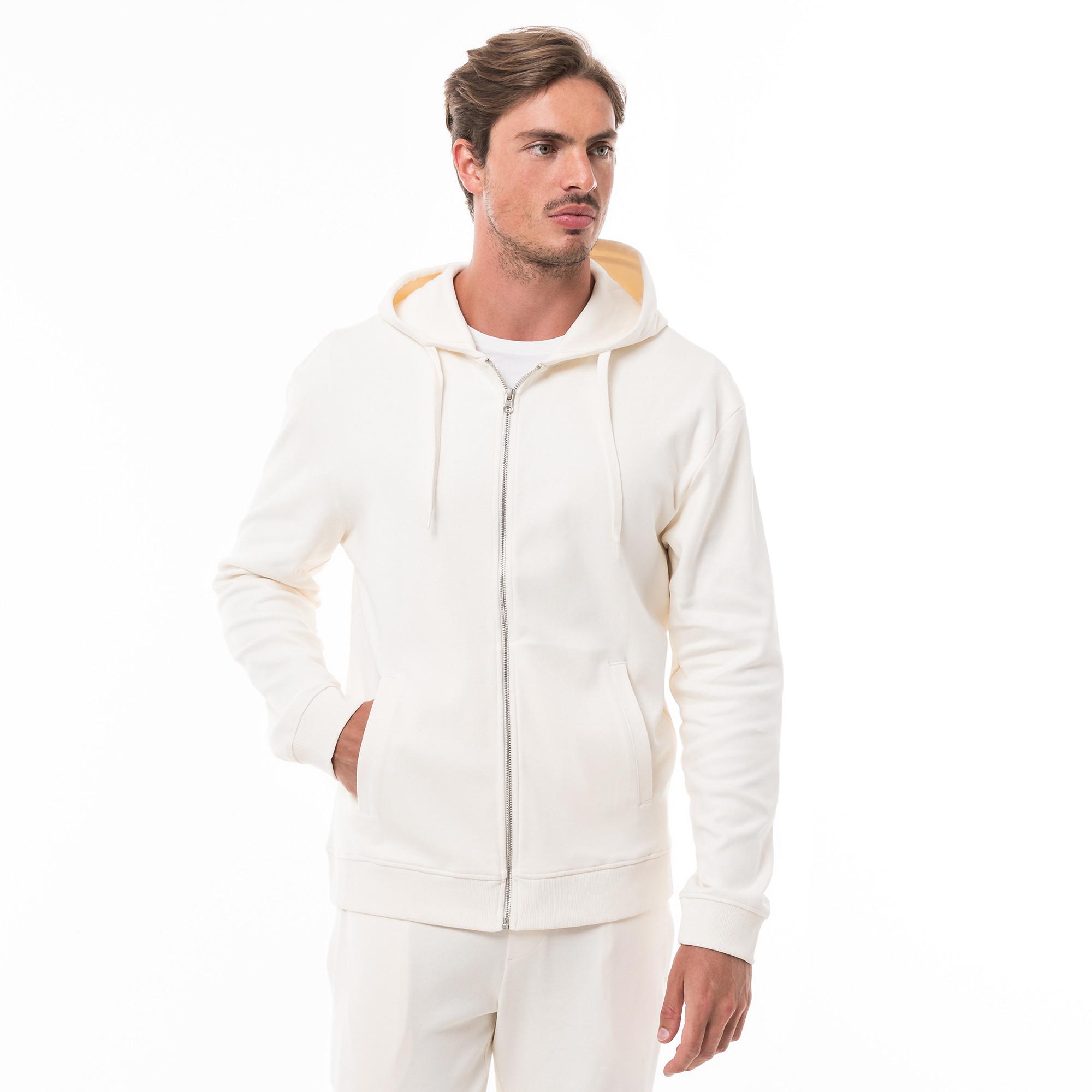 Manor Man Top pigiama con cappuccio maniche lunghe  
