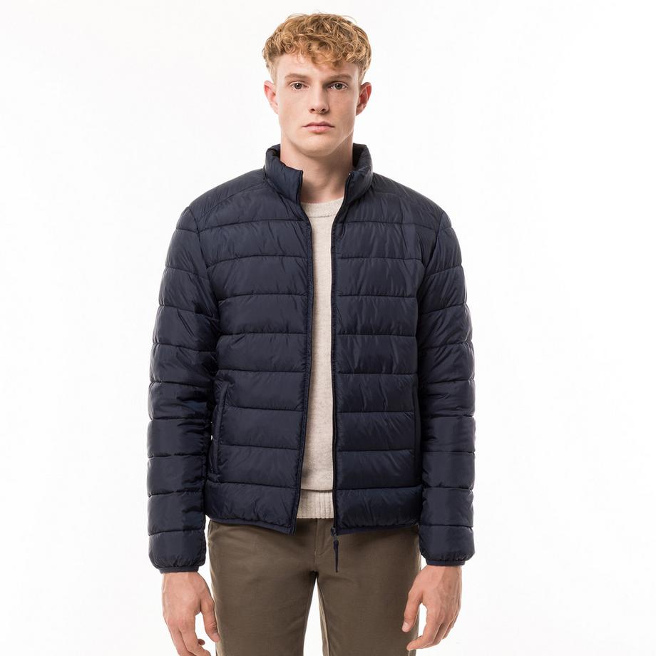 Manor Man Wattierte Jacke ohne Kapuze  