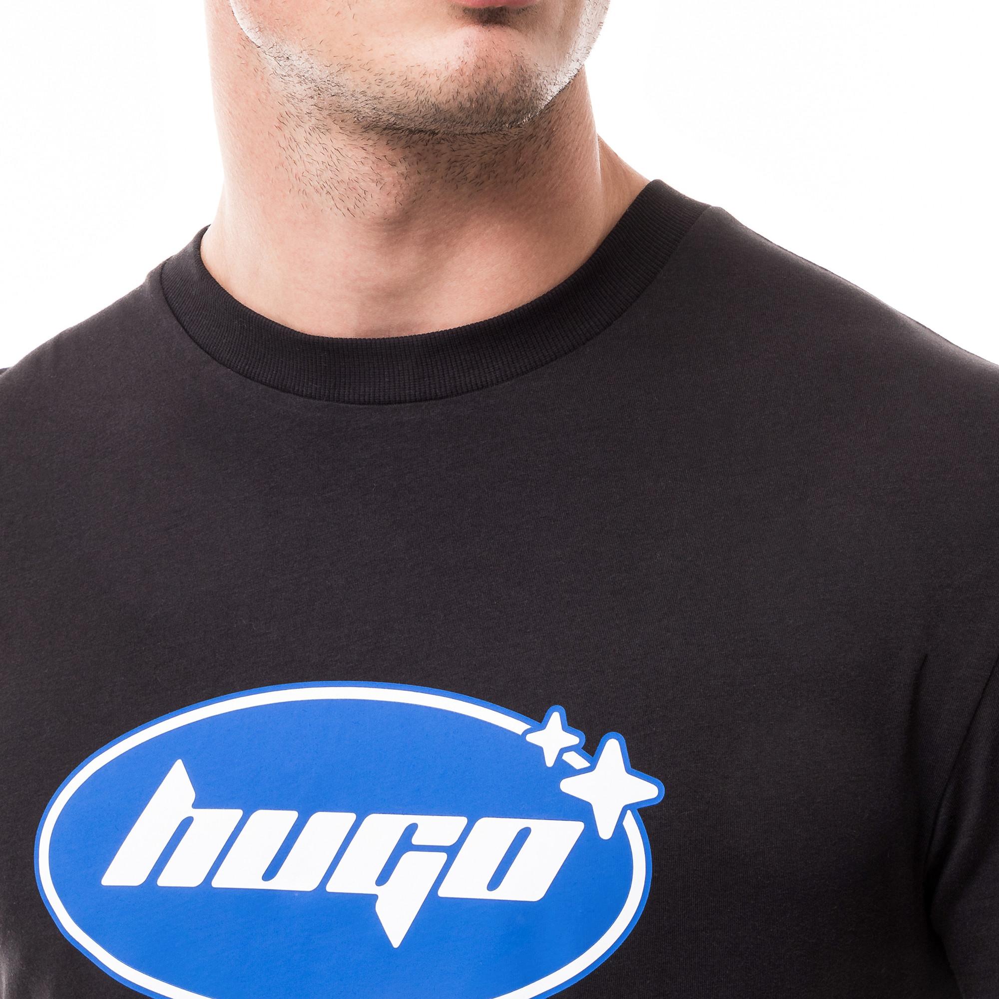 HUGO BLUE Nugoclean 10266462 01 Logo Print Regular Fit T-Shirt  