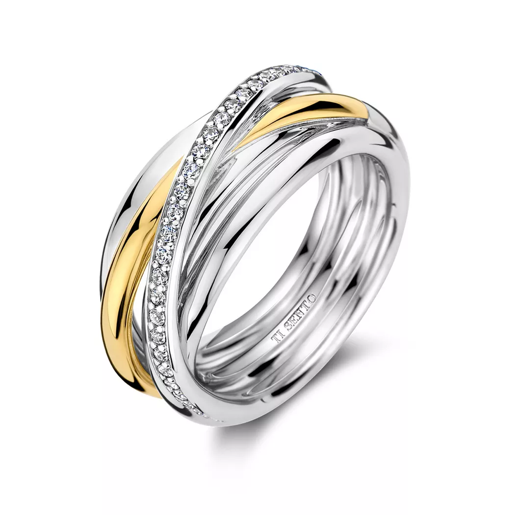 TI SENTO - Ring, 56, Zweifarbig 2