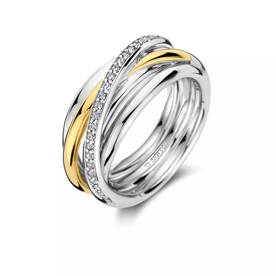 TI SENTO - Ring, 58, Zweifarbig 5