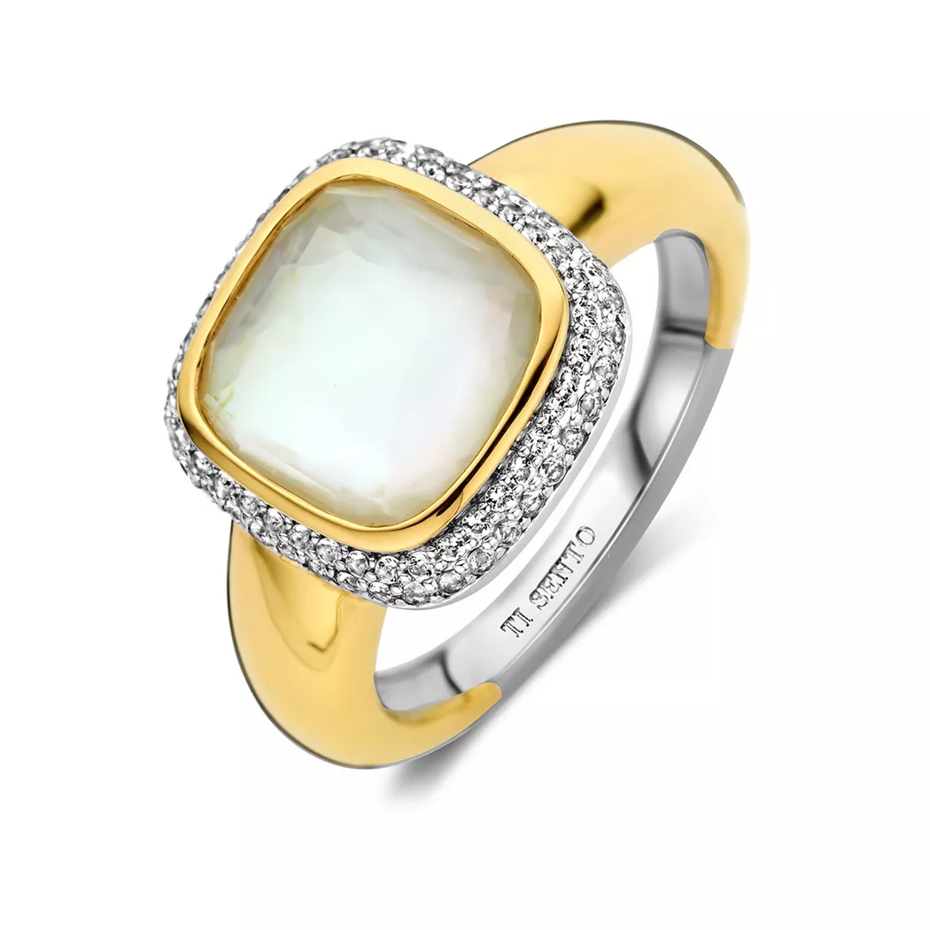 TI SENTO - Ring, 54, Zweifarbig