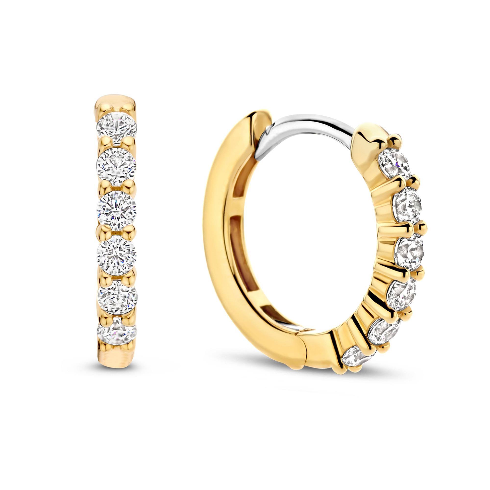 Image of Creolen Damen Zweifarbig 14mm