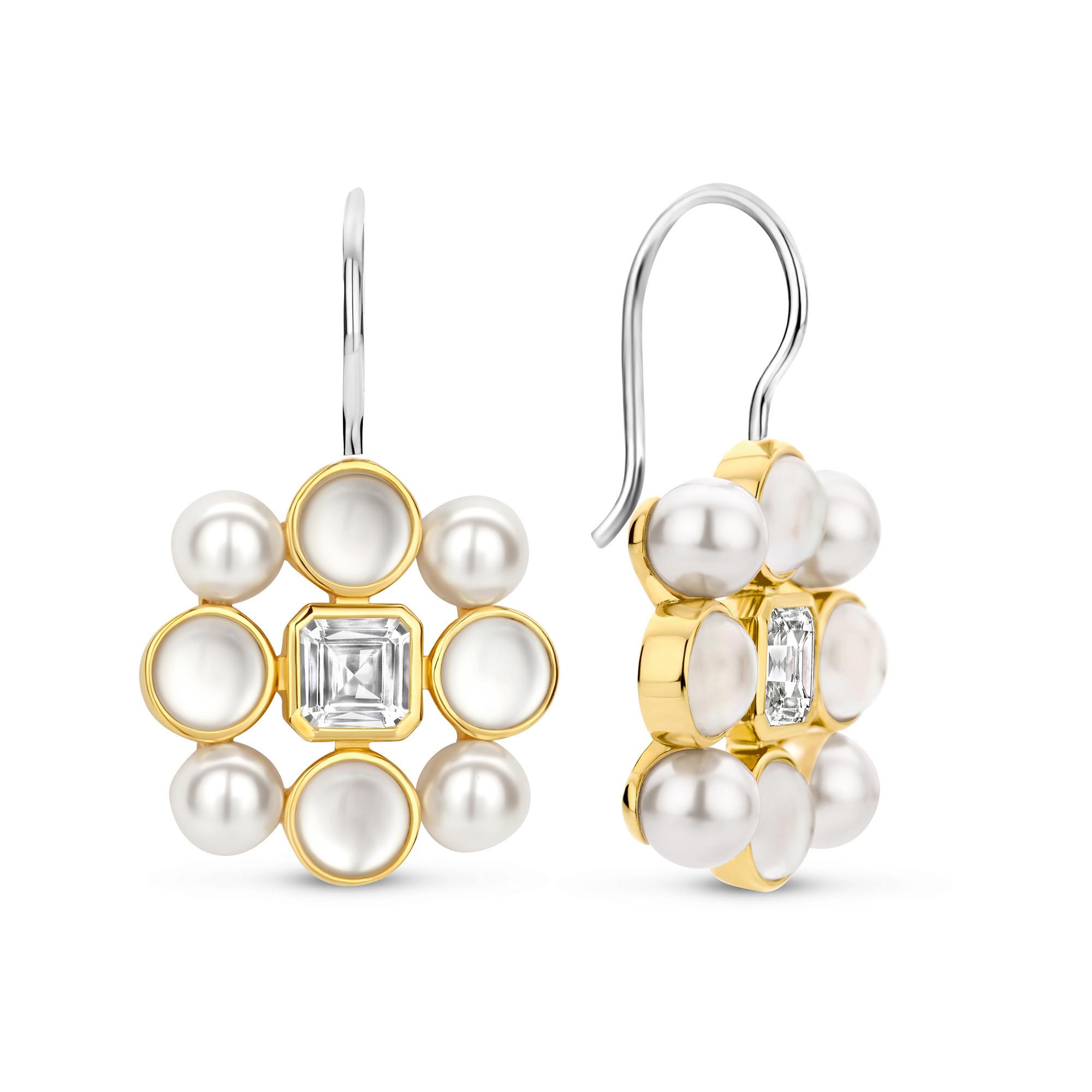 Image of Ohrhänger Damen Zweifarbig ONE SIZE