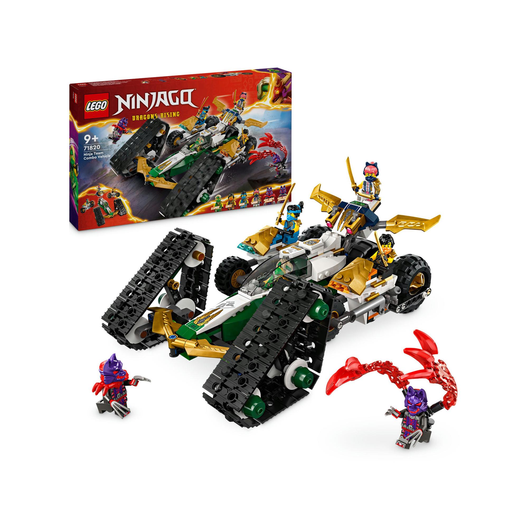 LEGO®  71820 Le véhicule combiné de l’équipe des ninjas 