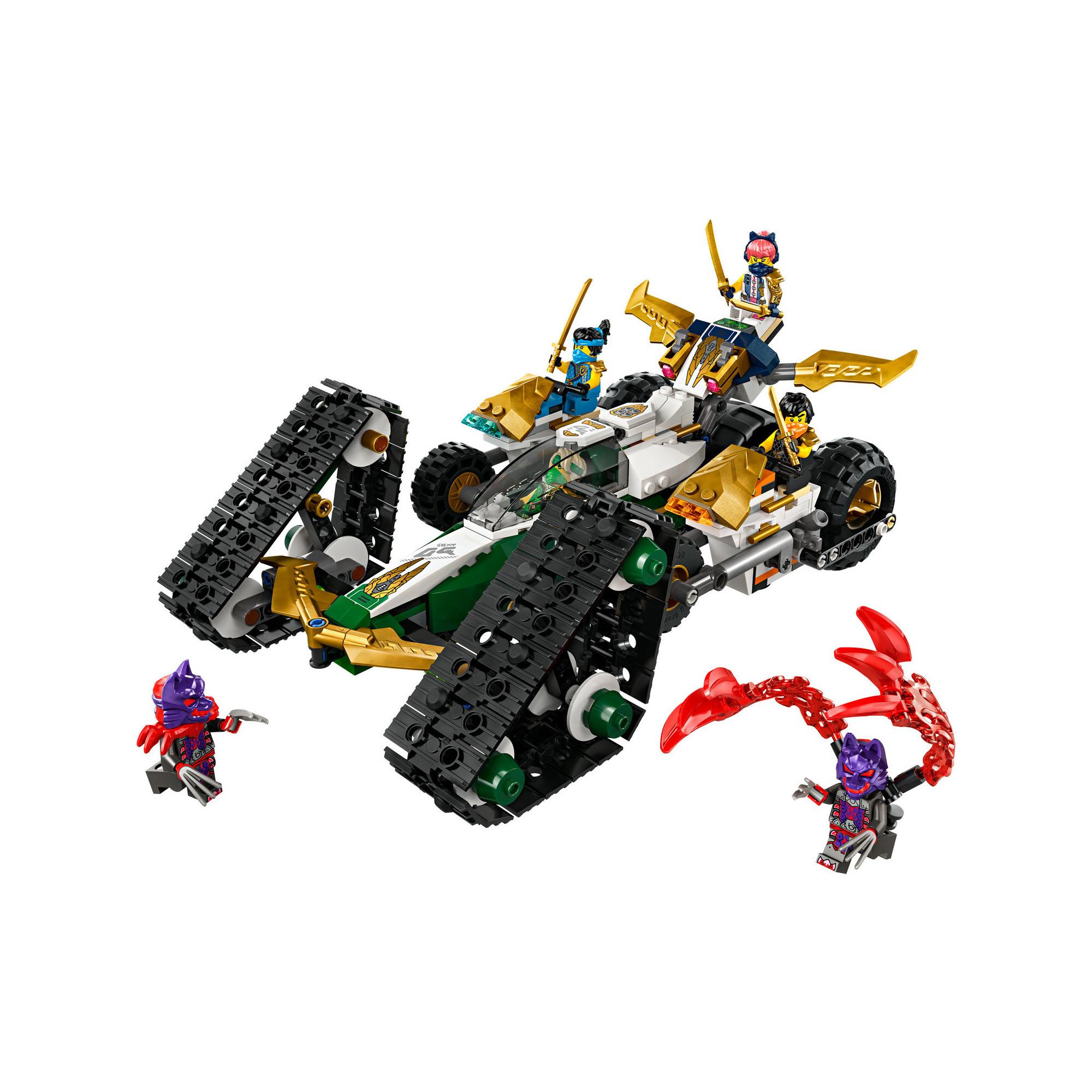 LEGO®  71820 Le véhicule combiné de l’équipe des ninjas 