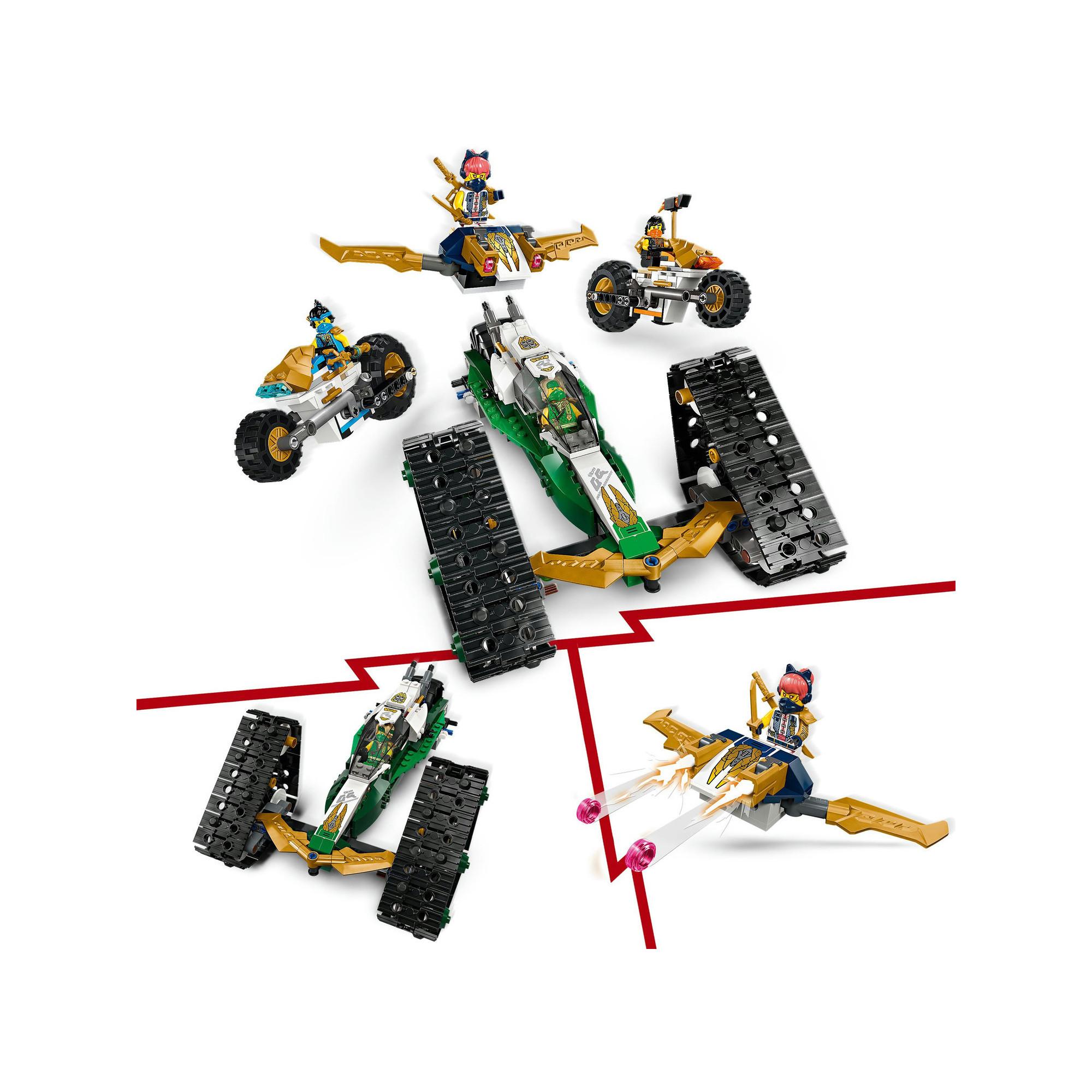 LEGO®  71820 Le véhicule combiné de l’équipe des ninjas 