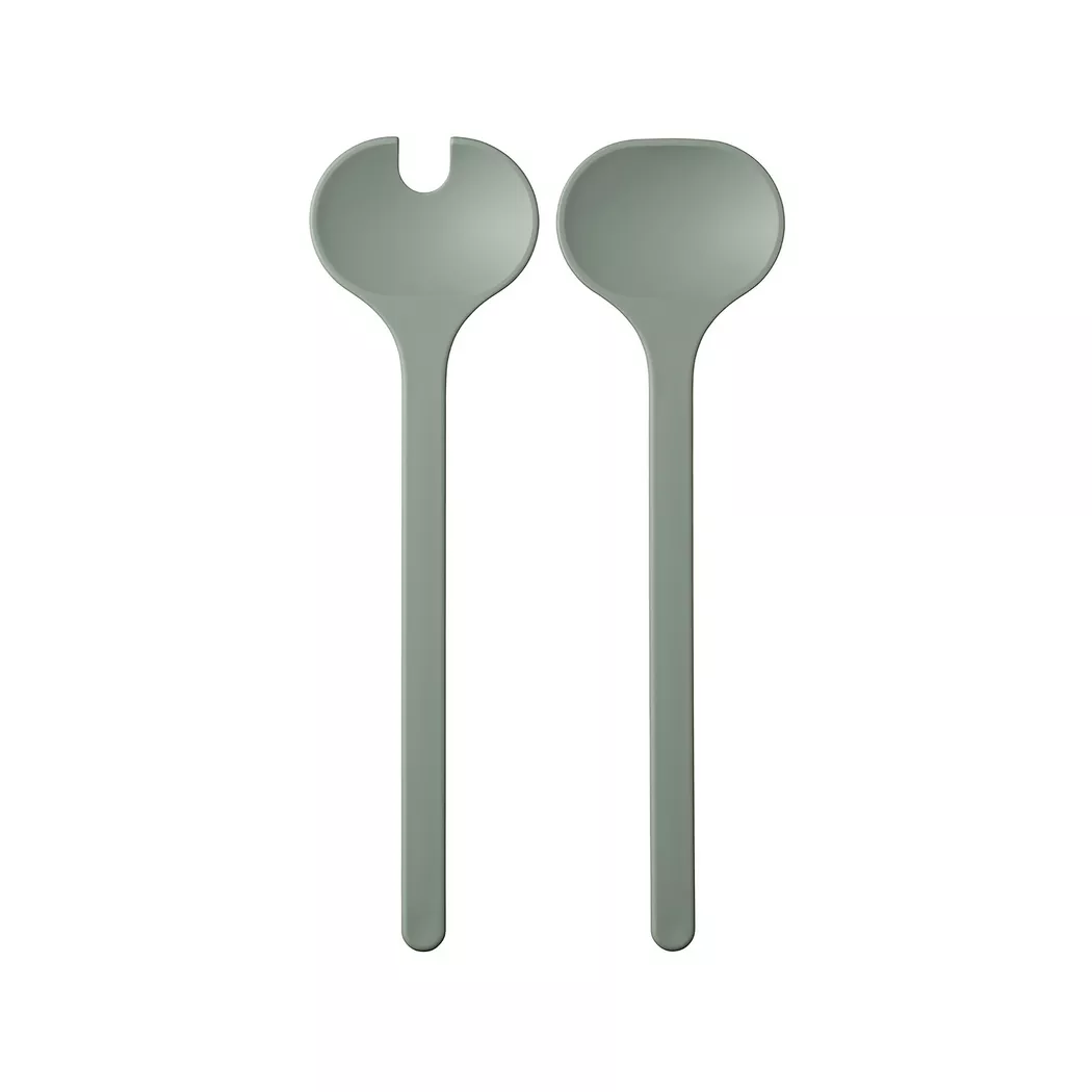 Besteck-Set MEPAL "Salatbesteck Silueta", grün (nordic sage), Essbesteck-Sets