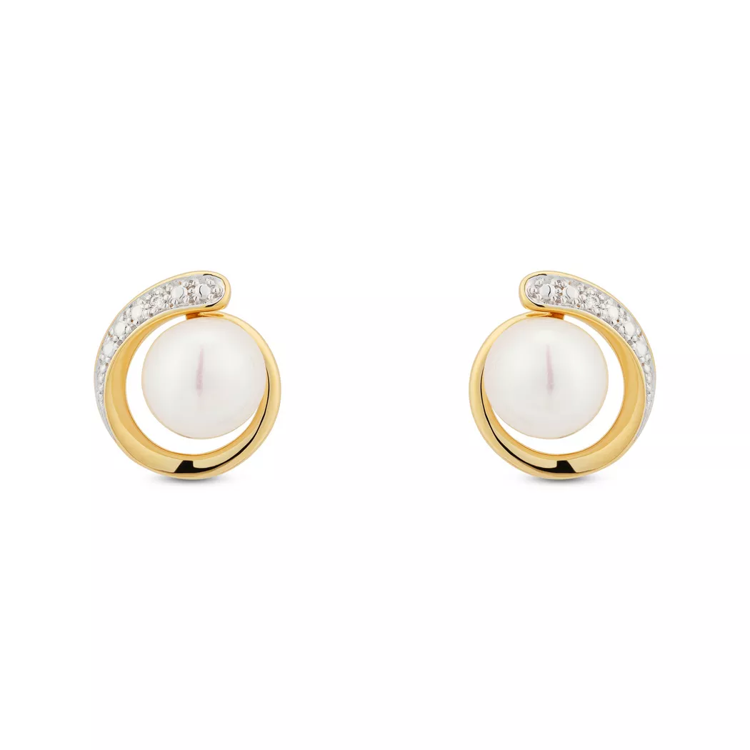 Puro® - Ohrringe, One Size, Gelbgold