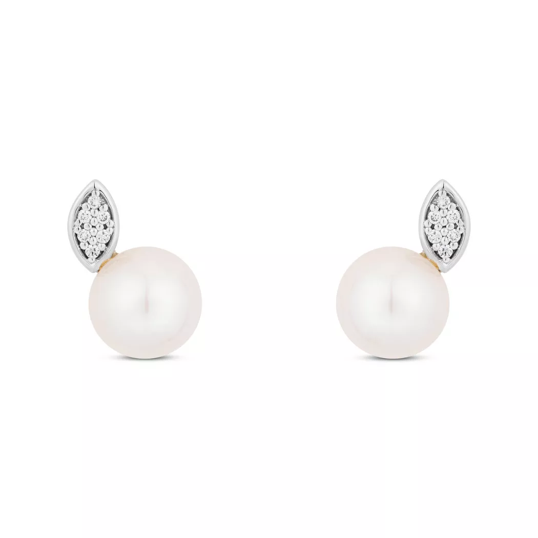 Puro® - Ohrringe, One Size, Weissgold
