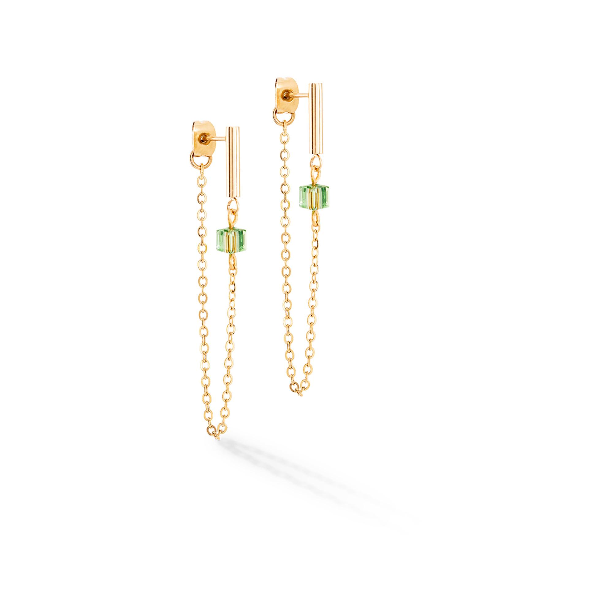 Image of Ohrstecker Damen Gold 50mm