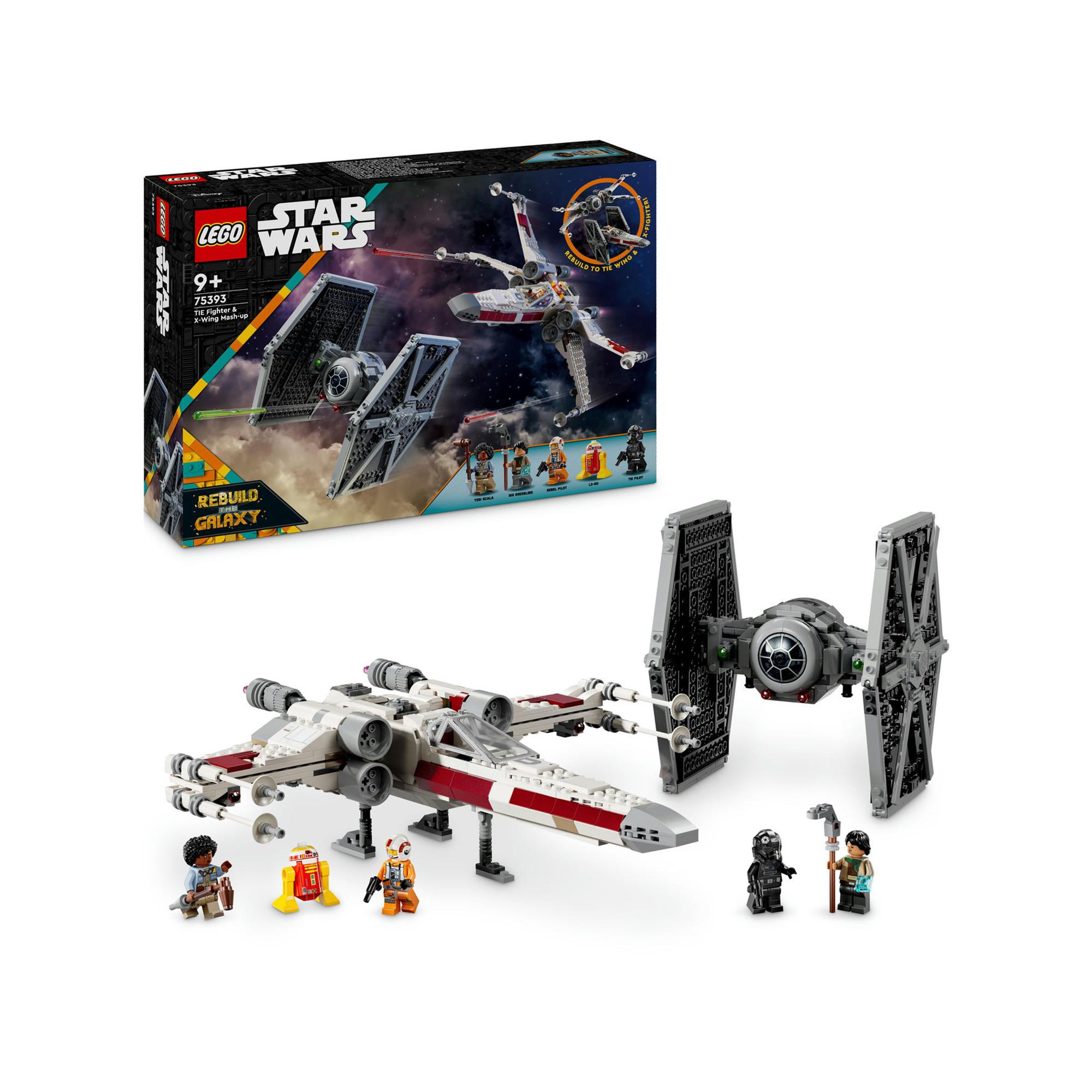 LEGO®  75393 Mash-up TIE Fighter e X-Wing 