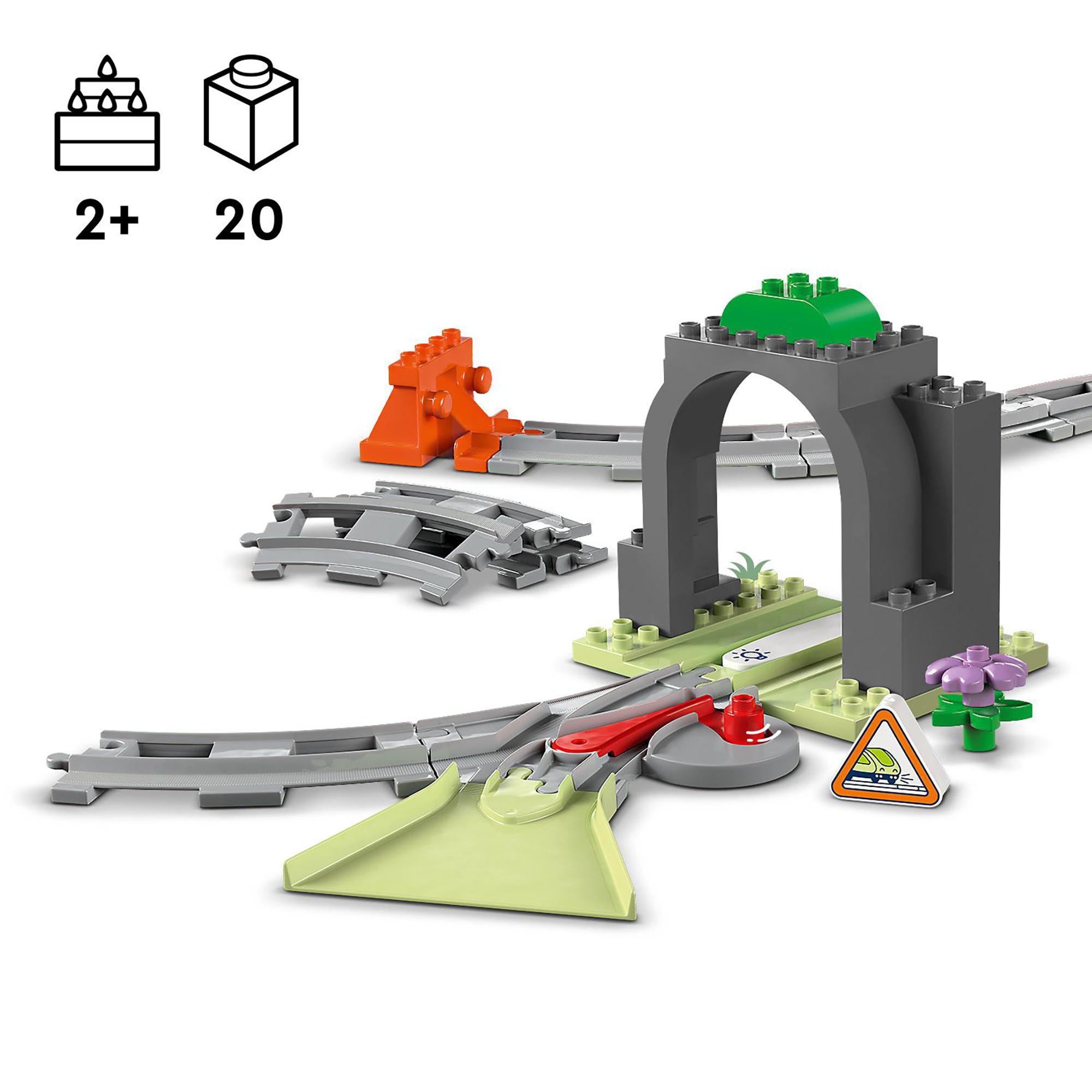 LEGO®  10425 Eisenbahntunnel und Schienen – Erweiterungsset 