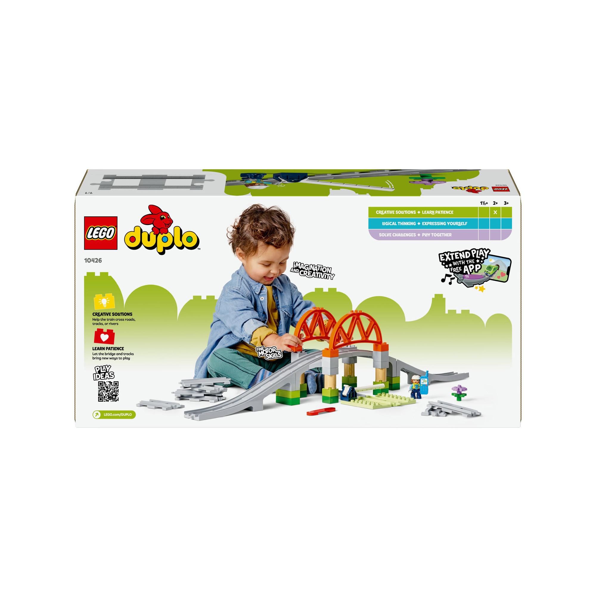 LEGO®   10426 Set d'extension : Les rails et le pont du train 