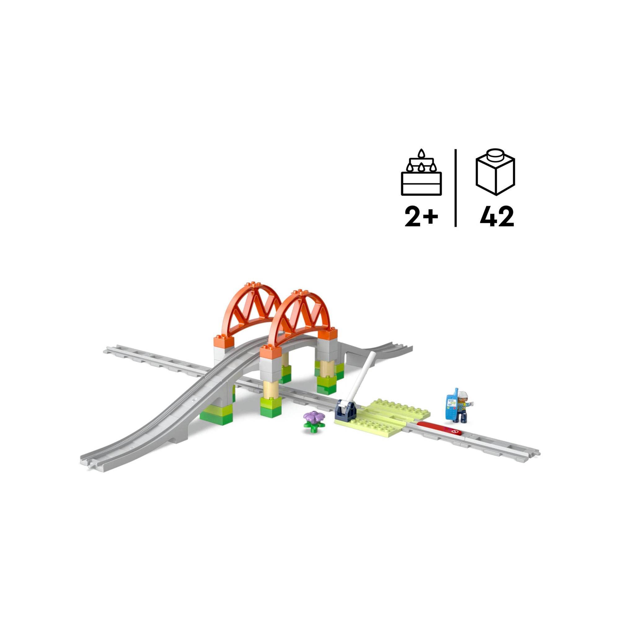 LEGO®  10426 Eisenbahnbrücke und Schienen – Erweiterungsset 