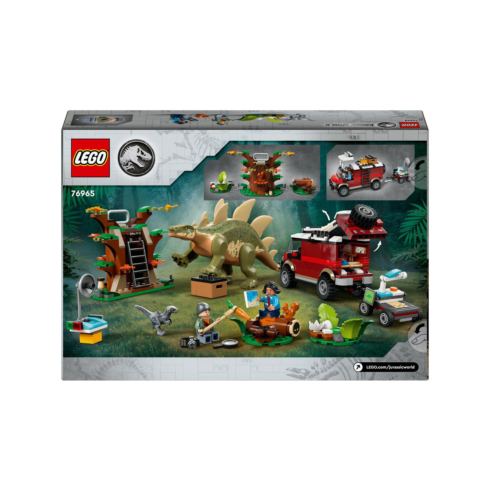 LEGO®  76965 Missions dinosaures : la découverte du stégosaure 