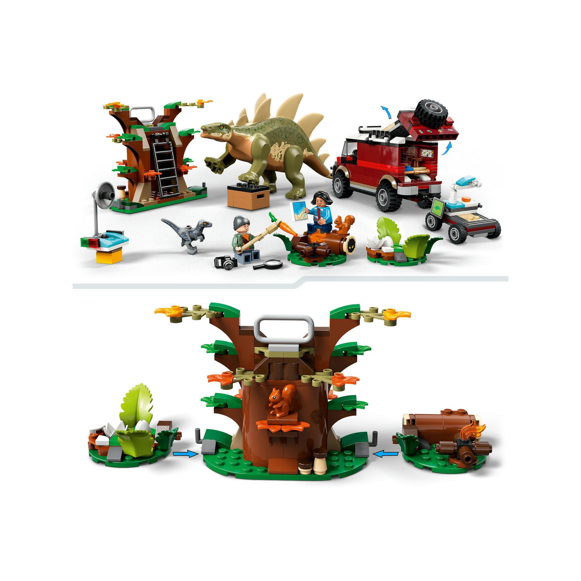 LEGO®  76965 Missions dinosaures : la découverte du stégosaure 