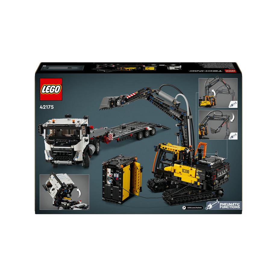 LEGO®  42175 Camion Volvo FMX et pelleteuse électrique EC230 