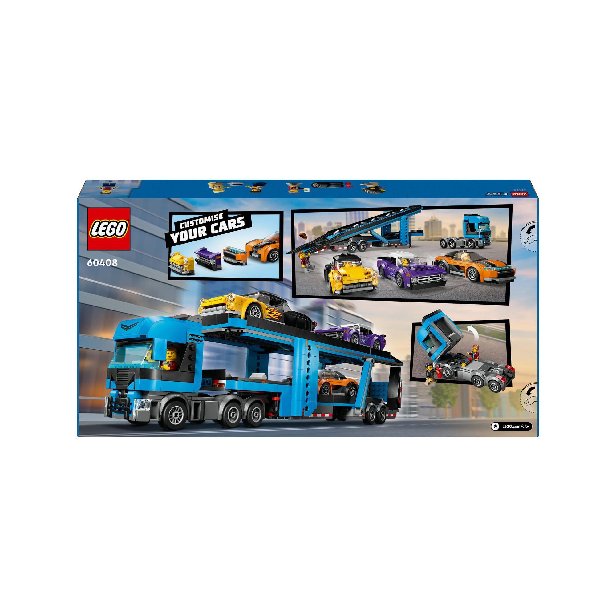 LEGO®  60408 Camion trasportatore con auto sportive 