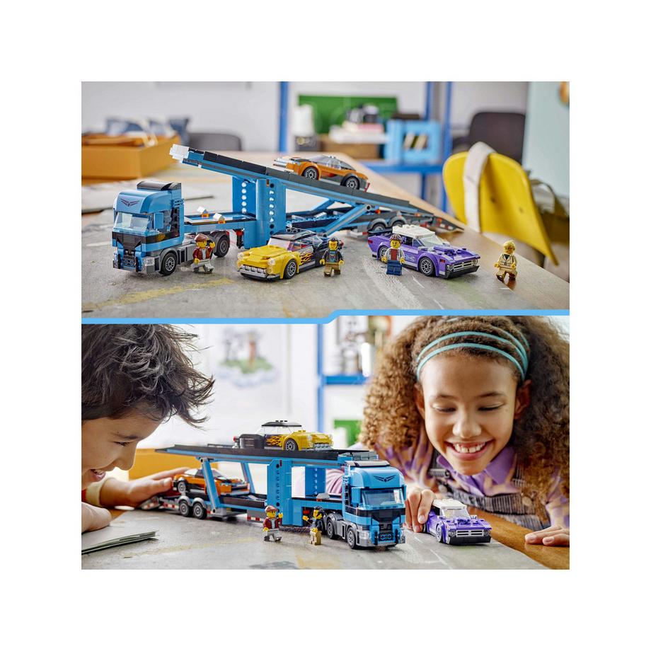 LEGO®  60408 Le camion de transport de voitures de sport 