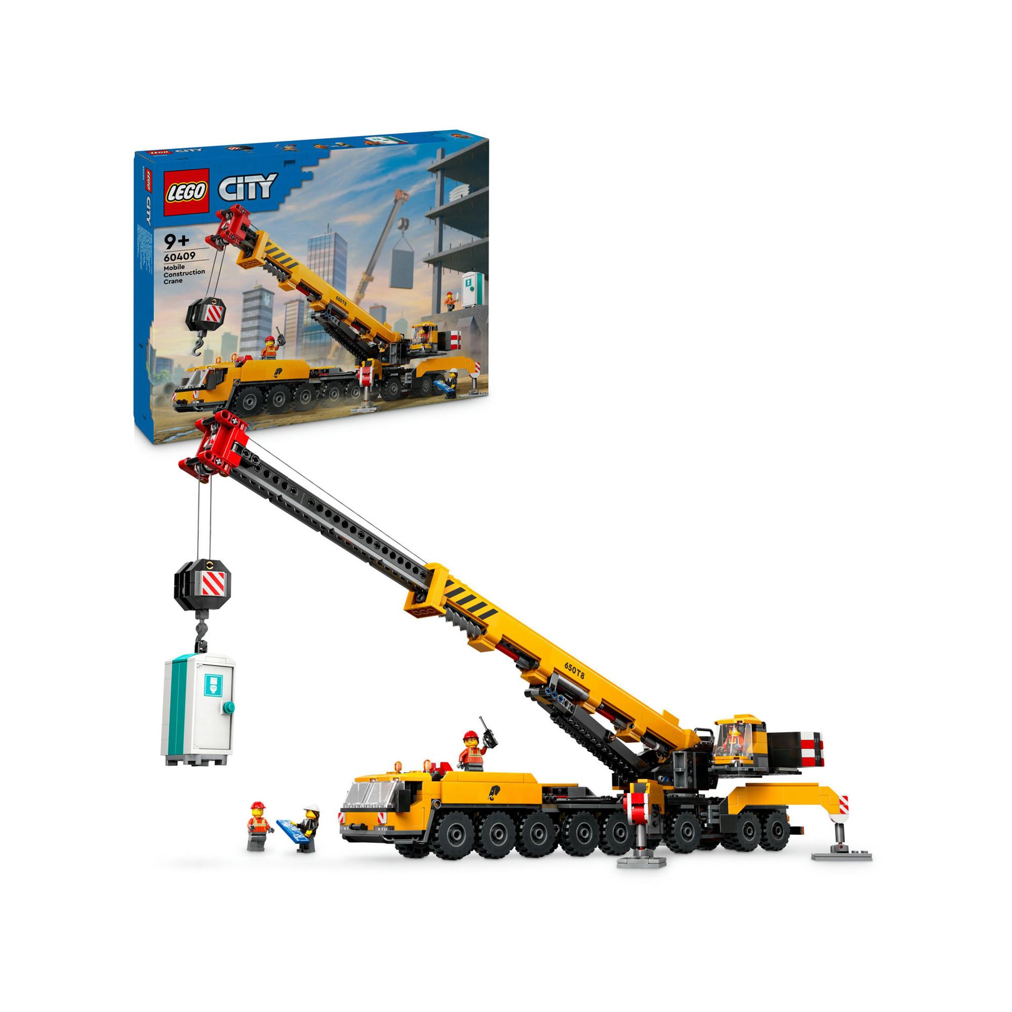 LEGO®  60409 La grue de chantier mobile jaune 