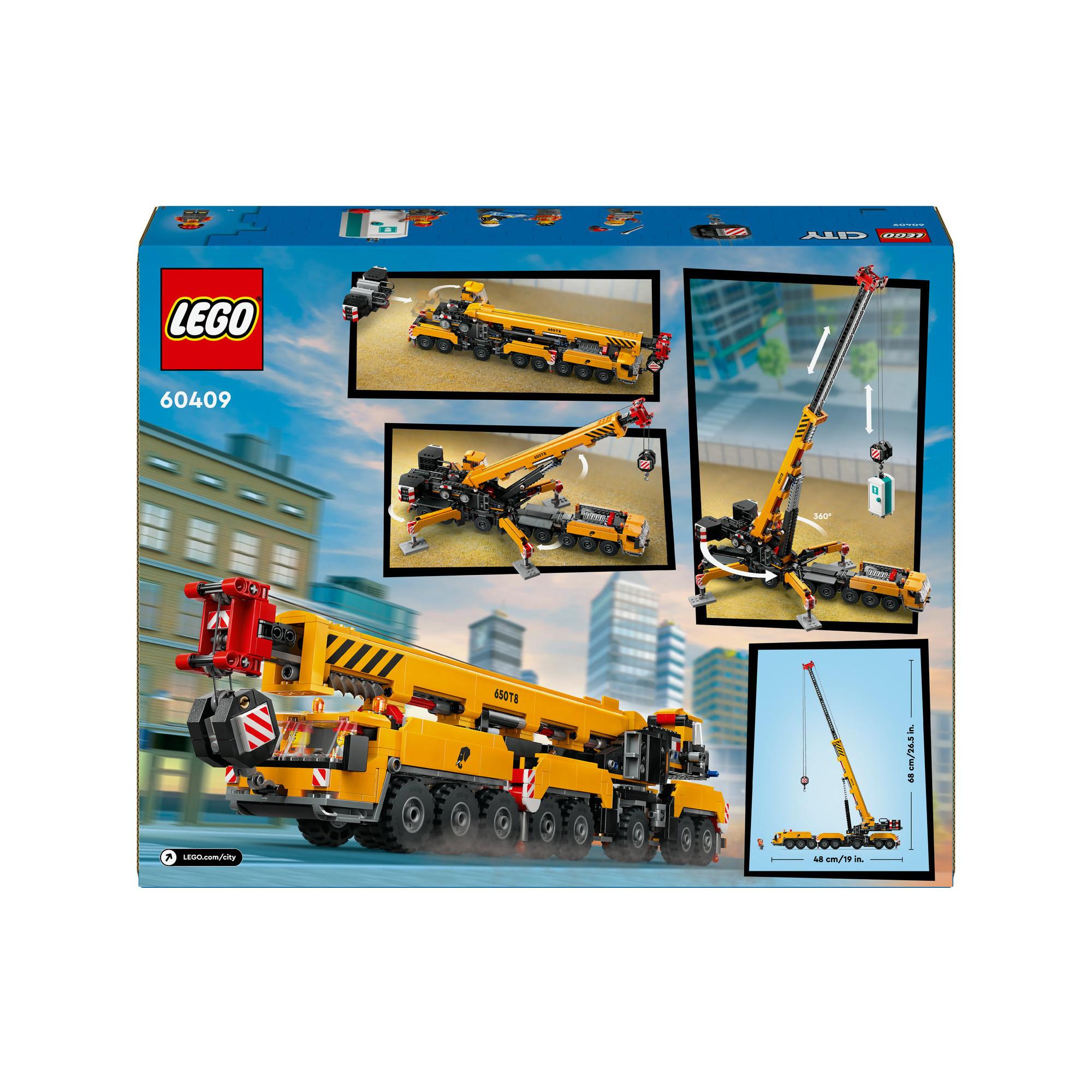 LEGO®  60409 Gru da cantiere mobile gialla 