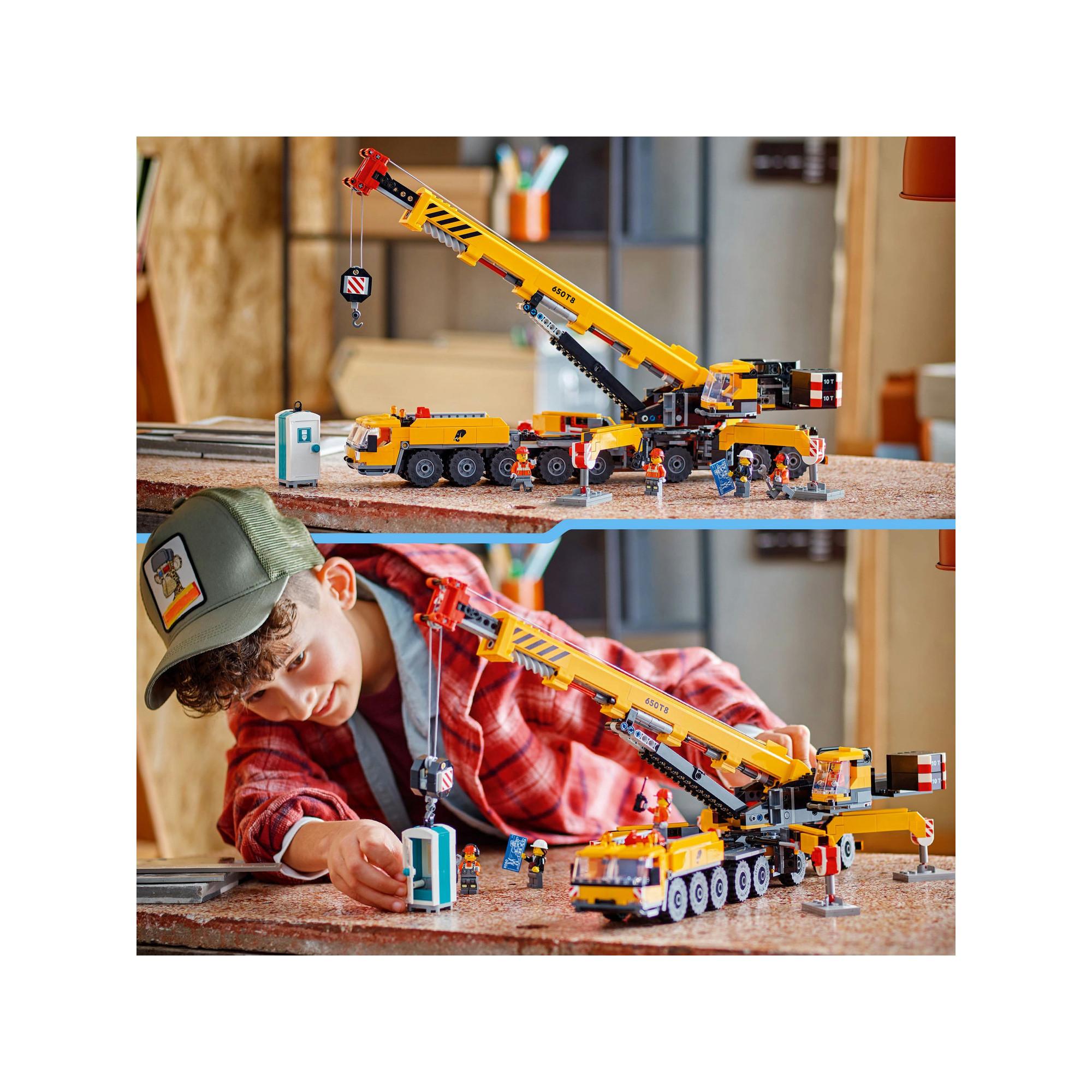 LEGO®  60409 La grue de chantier mobile jaune 