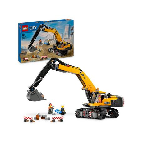 LEGO®  60420 La pelleteuse de chantier jaune 