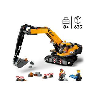 LEGO®  60420 La pelleteuse de chantier jaune 