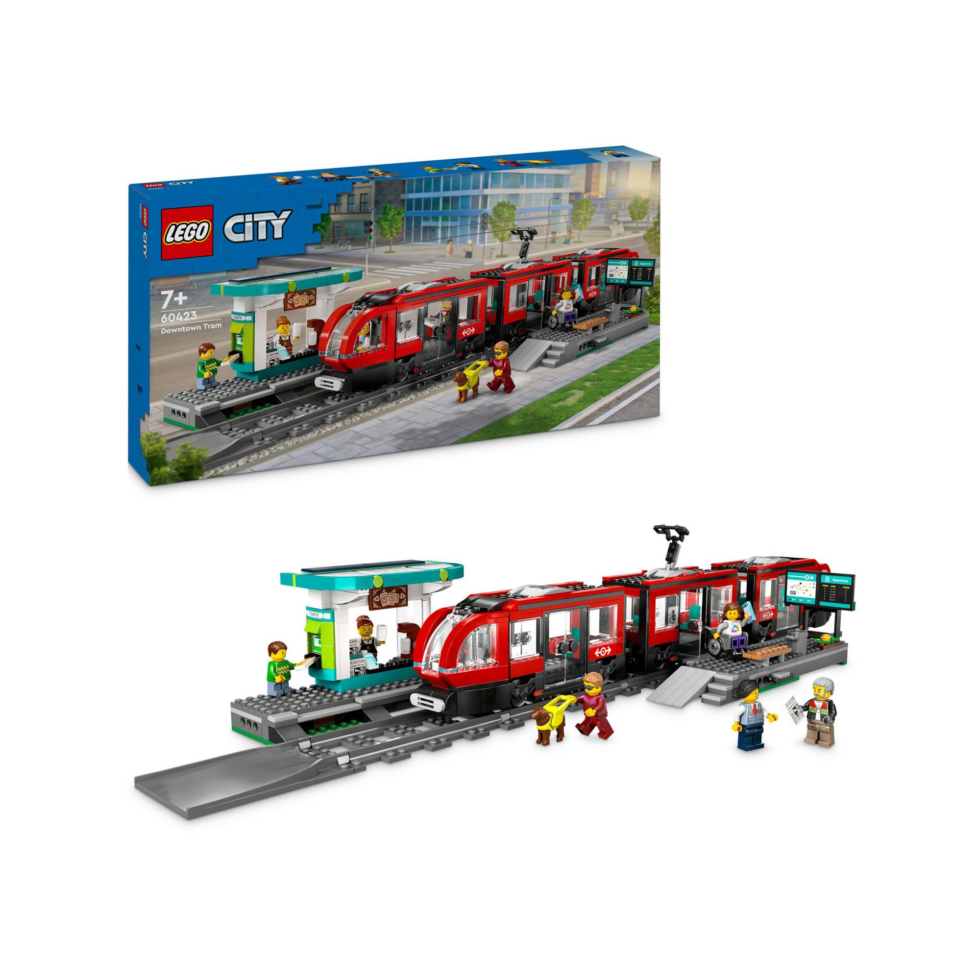 LEGO®  60423 Tram e fermata del tram 