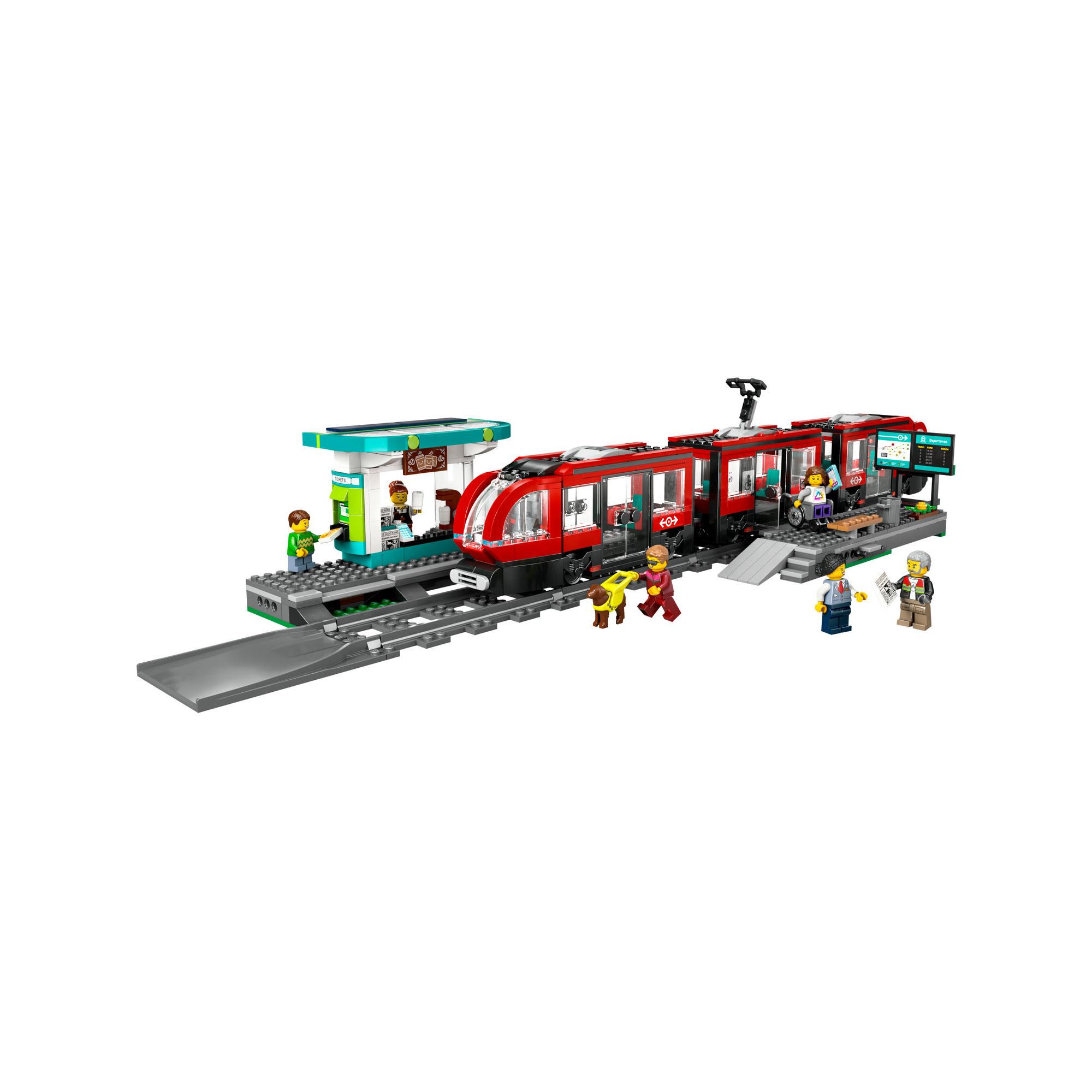 LEGO®  60423 Le tramway et la station du centre-ville 