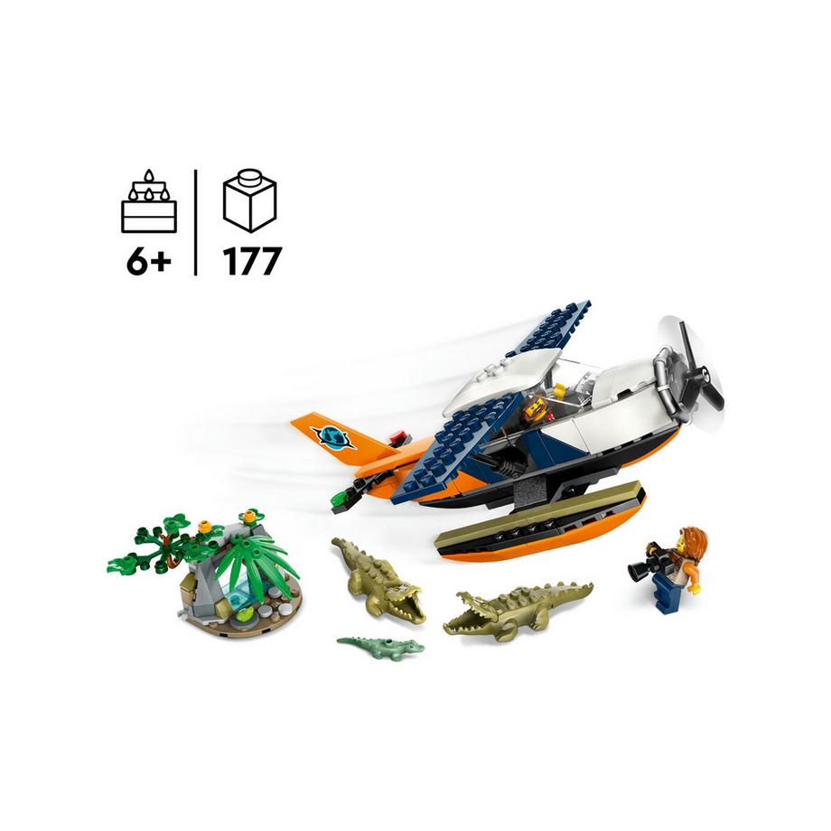 LEGO®  60425 L’hydravion de l’explorateur de la jungle 