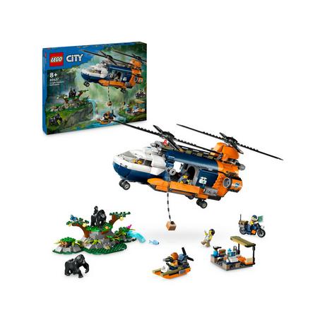 LEGO®  60437 L’hélicoptère de l’explorateur de la jungle au camp de base 