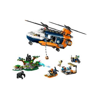 LEGO®  60437 L’hélicoptère de l’explorateur de la jungle au camp de base 