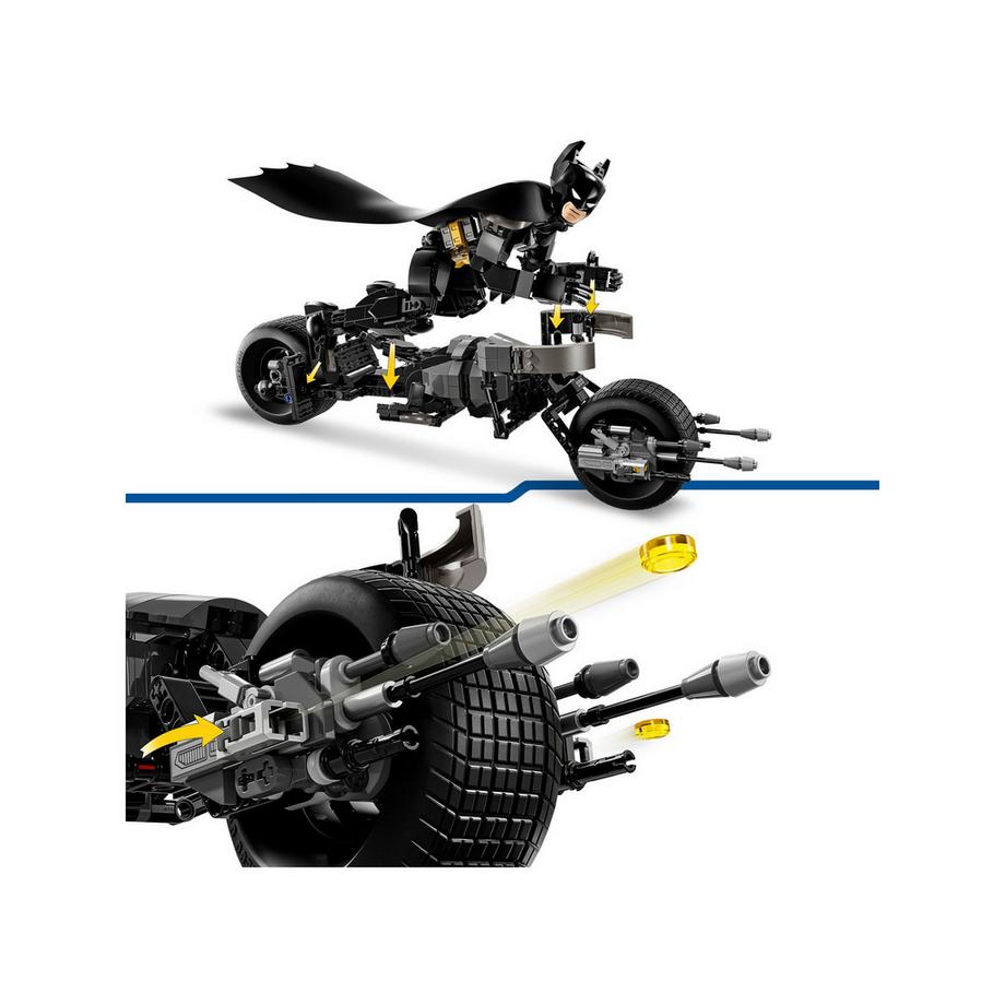 LEGO®  76273 Personaggio costruibile di Batman con Bat-Pod 