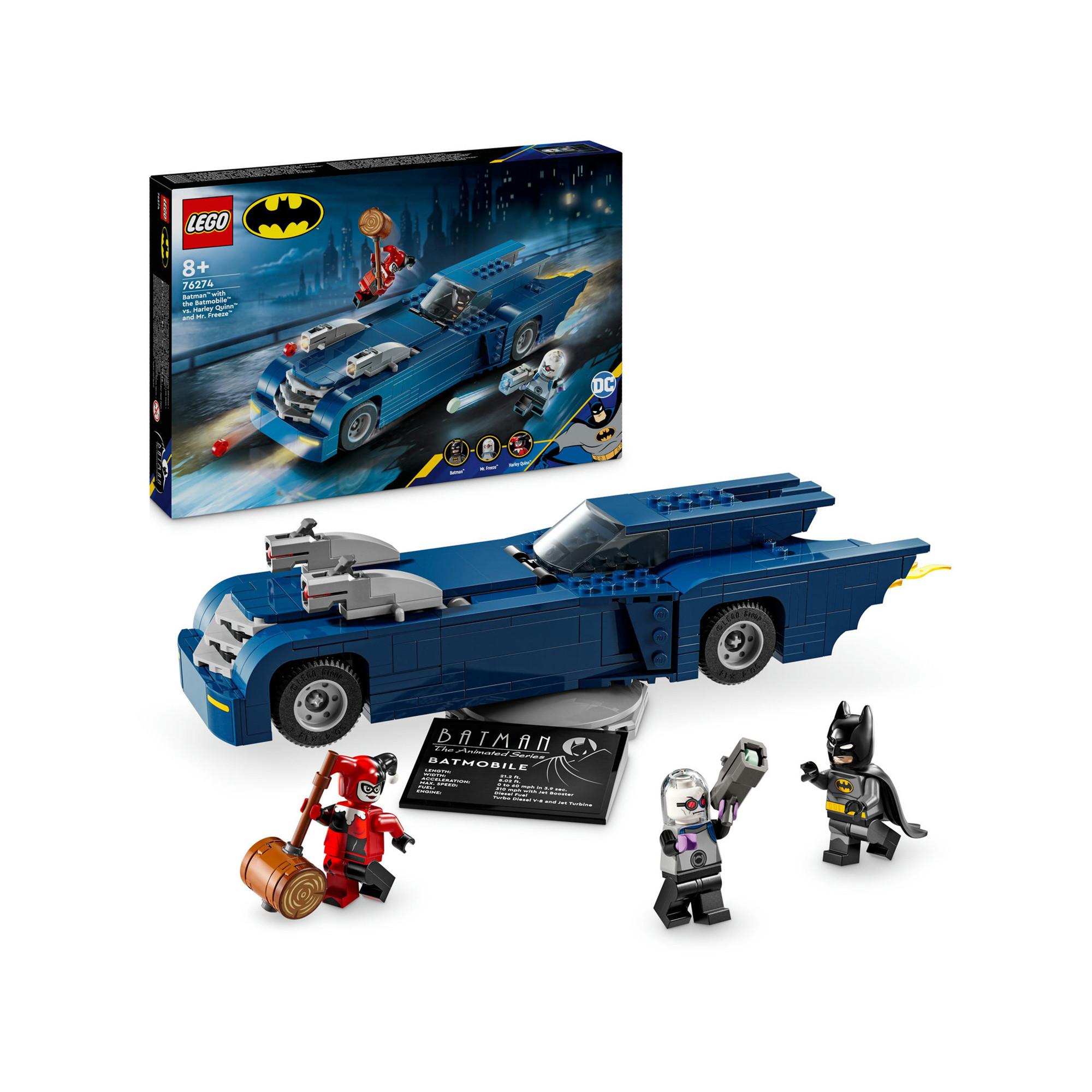 LEGO®  76274 Batman™ avec la Batmobile™ contre Harley Quinn™ et Mr. Freeze™ 