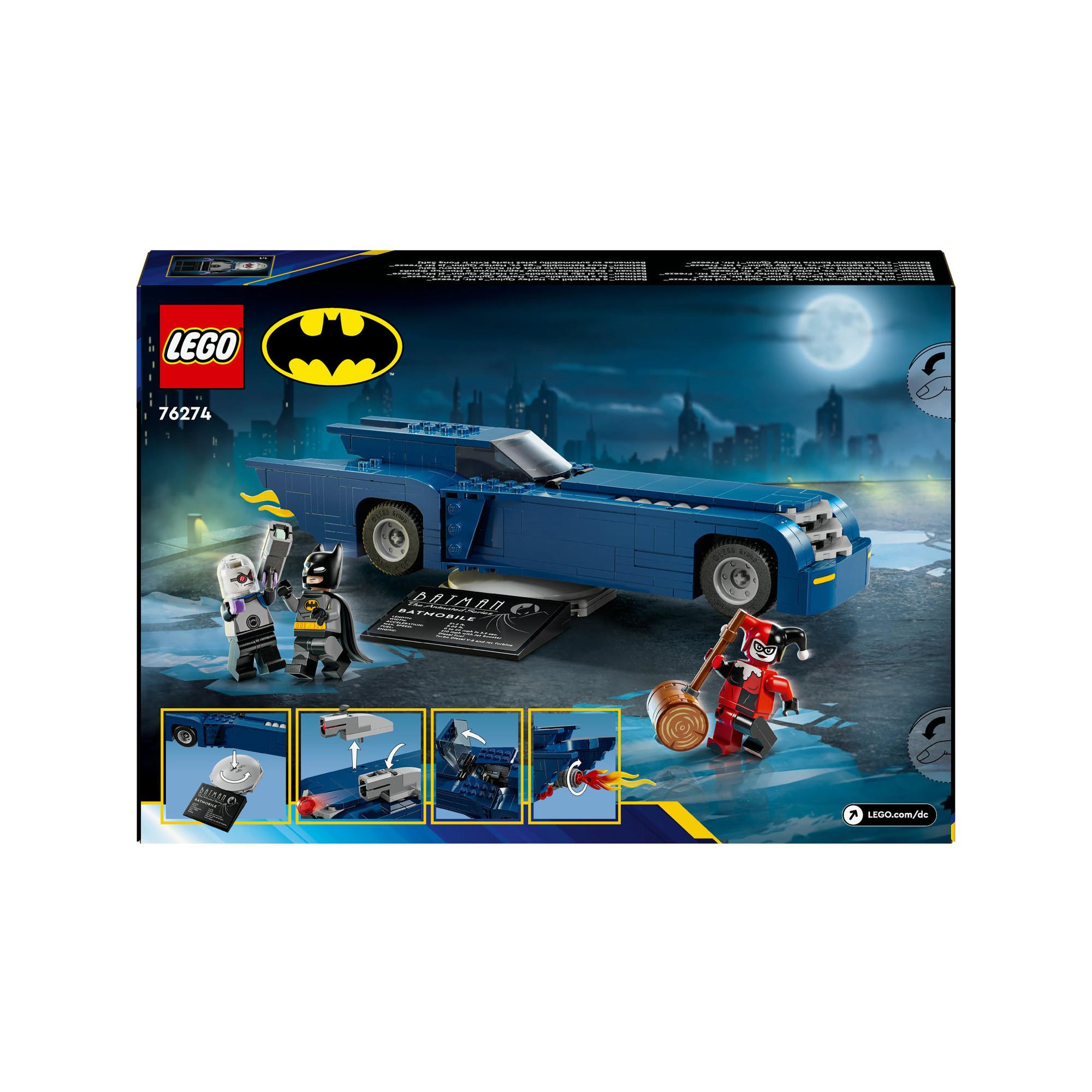 LEGO®  76274 Batman™ avec la Batmobile™ contre Harley Quinn™ et Mr. Freeze™ 