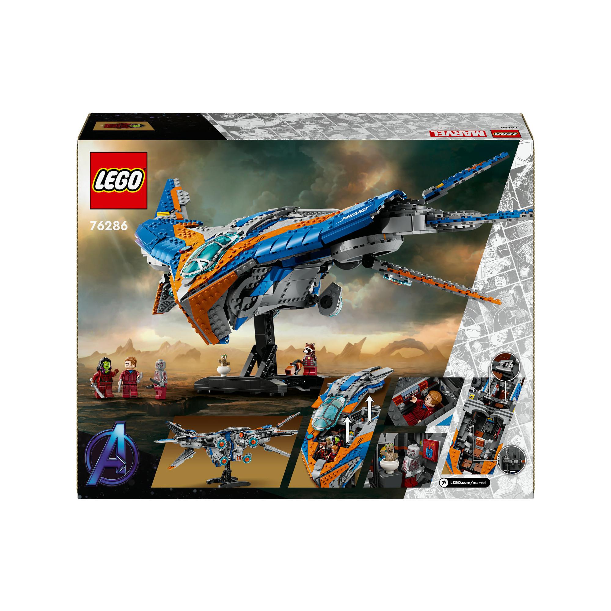 LEGO®  76286 Les Gardiens de la Galaxie : le vaisseau Milan 