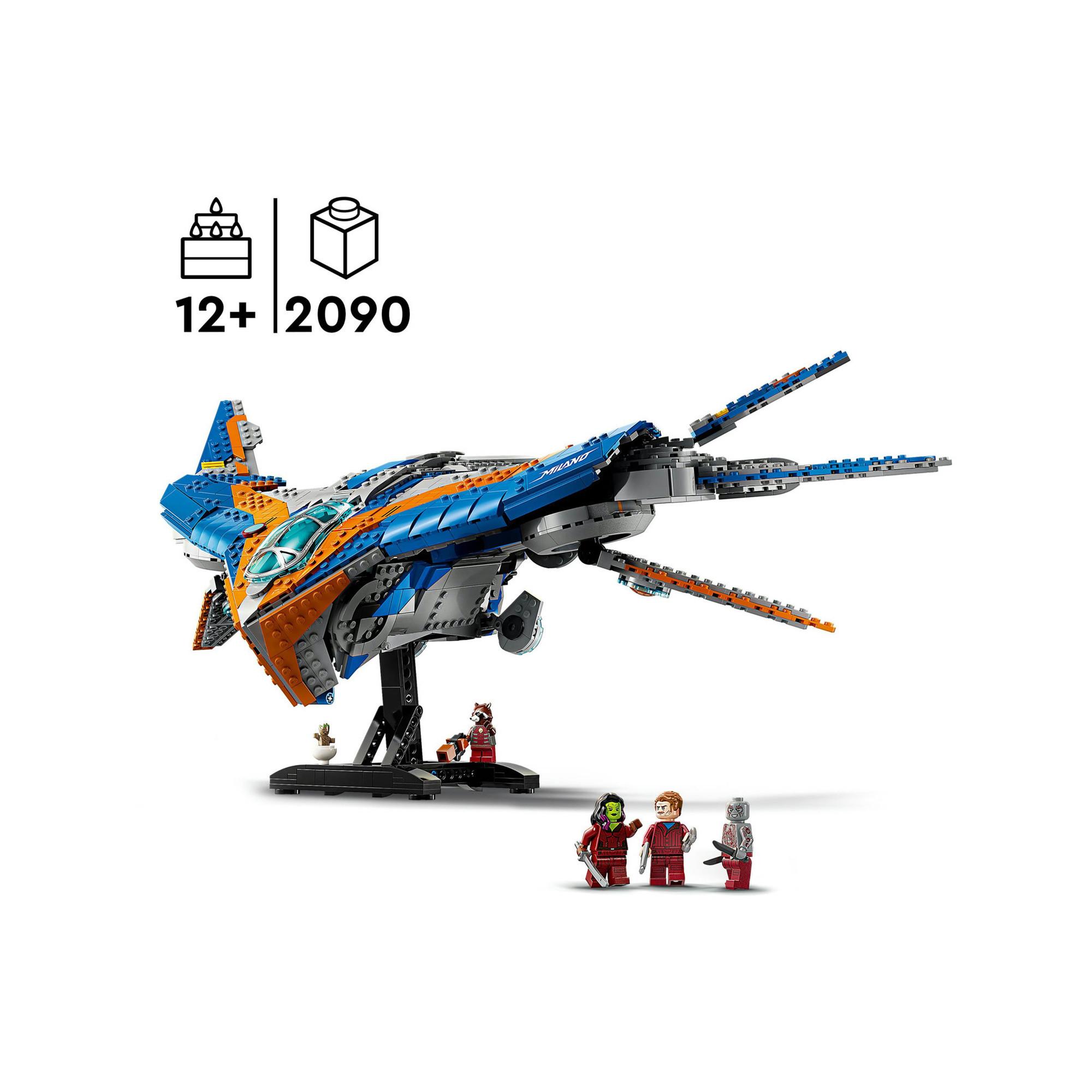 LEGO®  76286 Les Gardiens de la Galaxie : le vaisseau Milan 